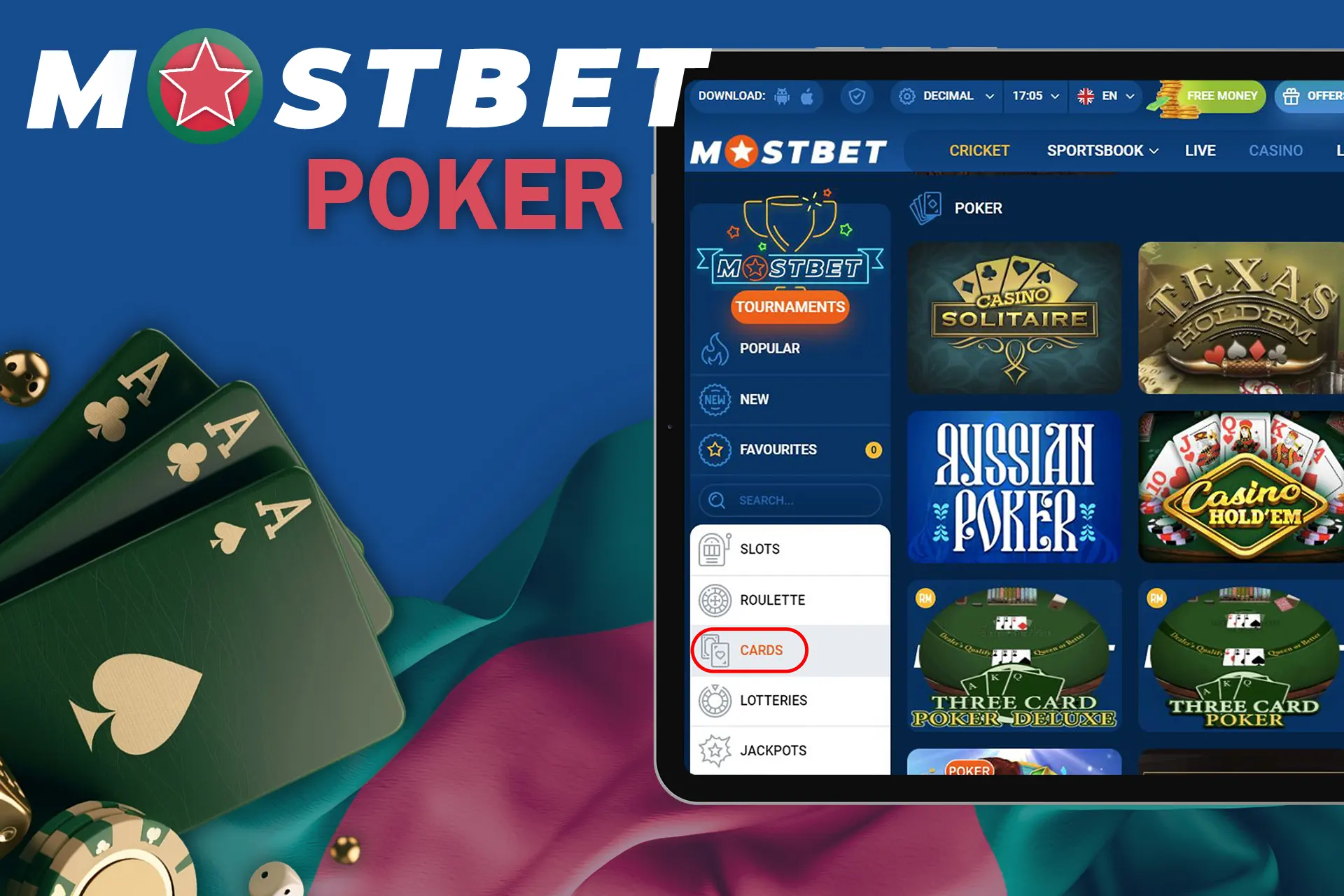 Play poker at mostbet bangladesh