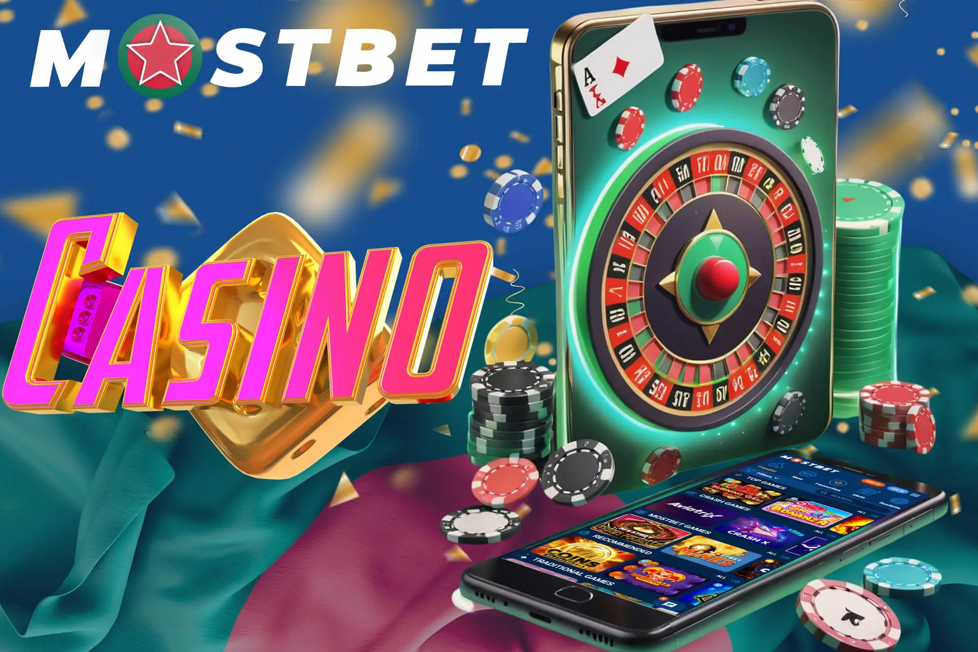 Check out the casino bonuses at Mostbet